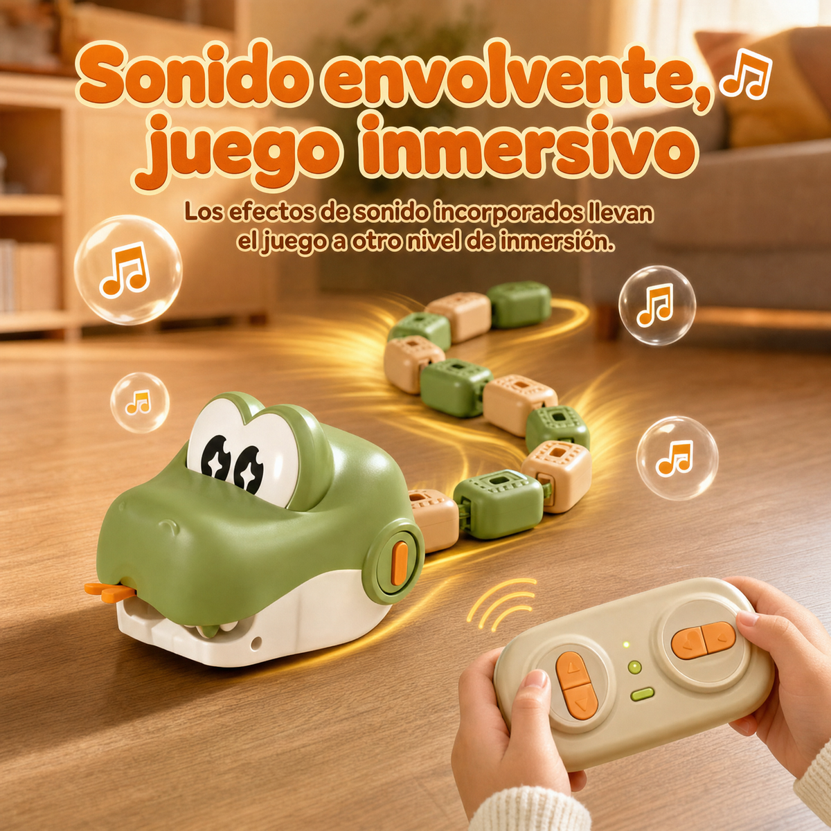 Juego de la serpiente a control remoto