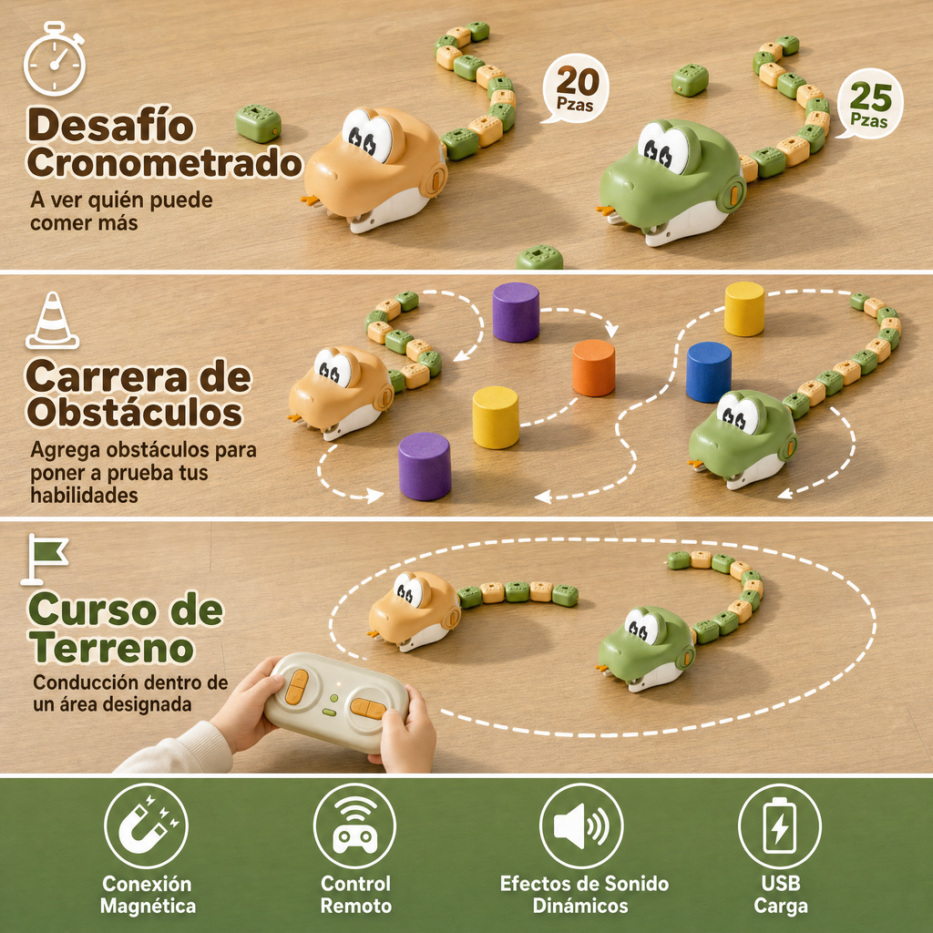 Juego de la serpiente a control remoto
